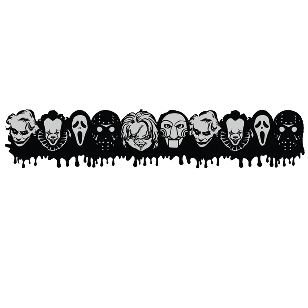 Autocollant de voiture Personnages d'horreur