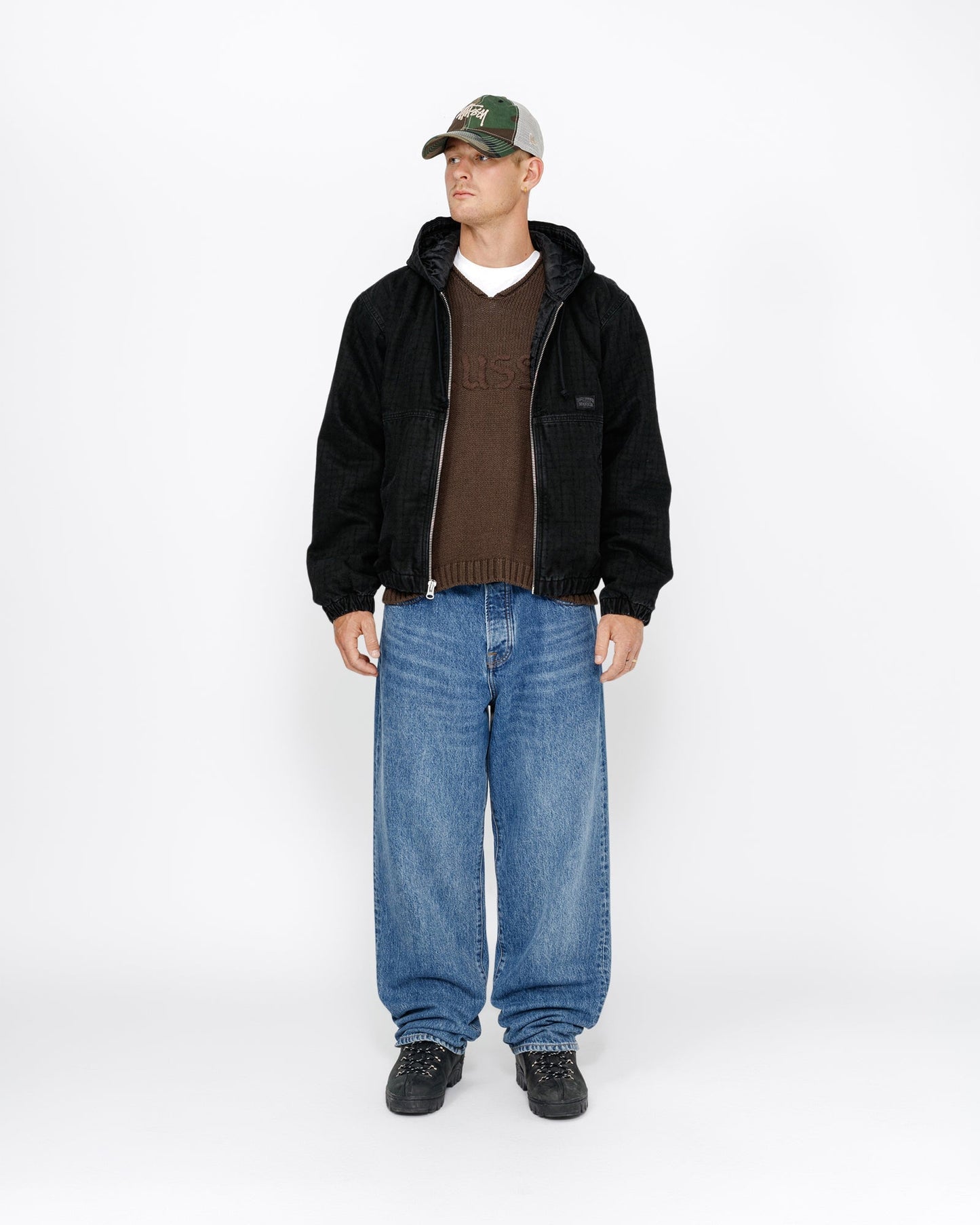 BLOUSON DE TRAVAIL TOILE AIGUILLETÉE
