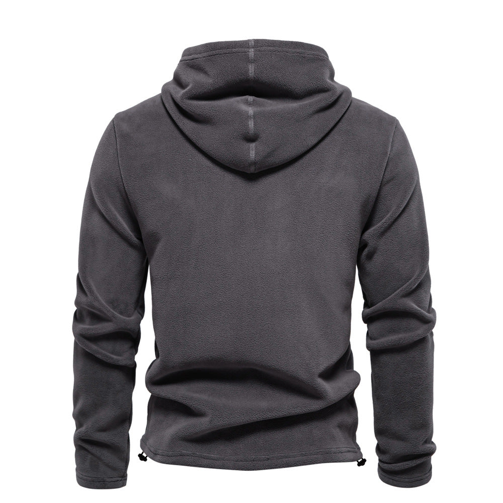 Pull à capuche pour homme avec cordon de serrage