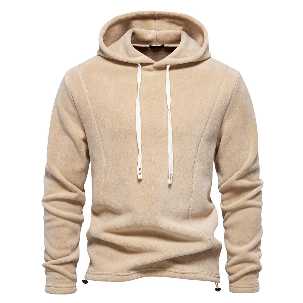 Pull à capuche pour homme avec cordon de serrage